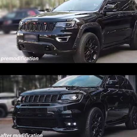 ბამპერის კომპლექტი G.CHEROKEE 2016-2022 წინა-უკანა SRT (კაპოტით)